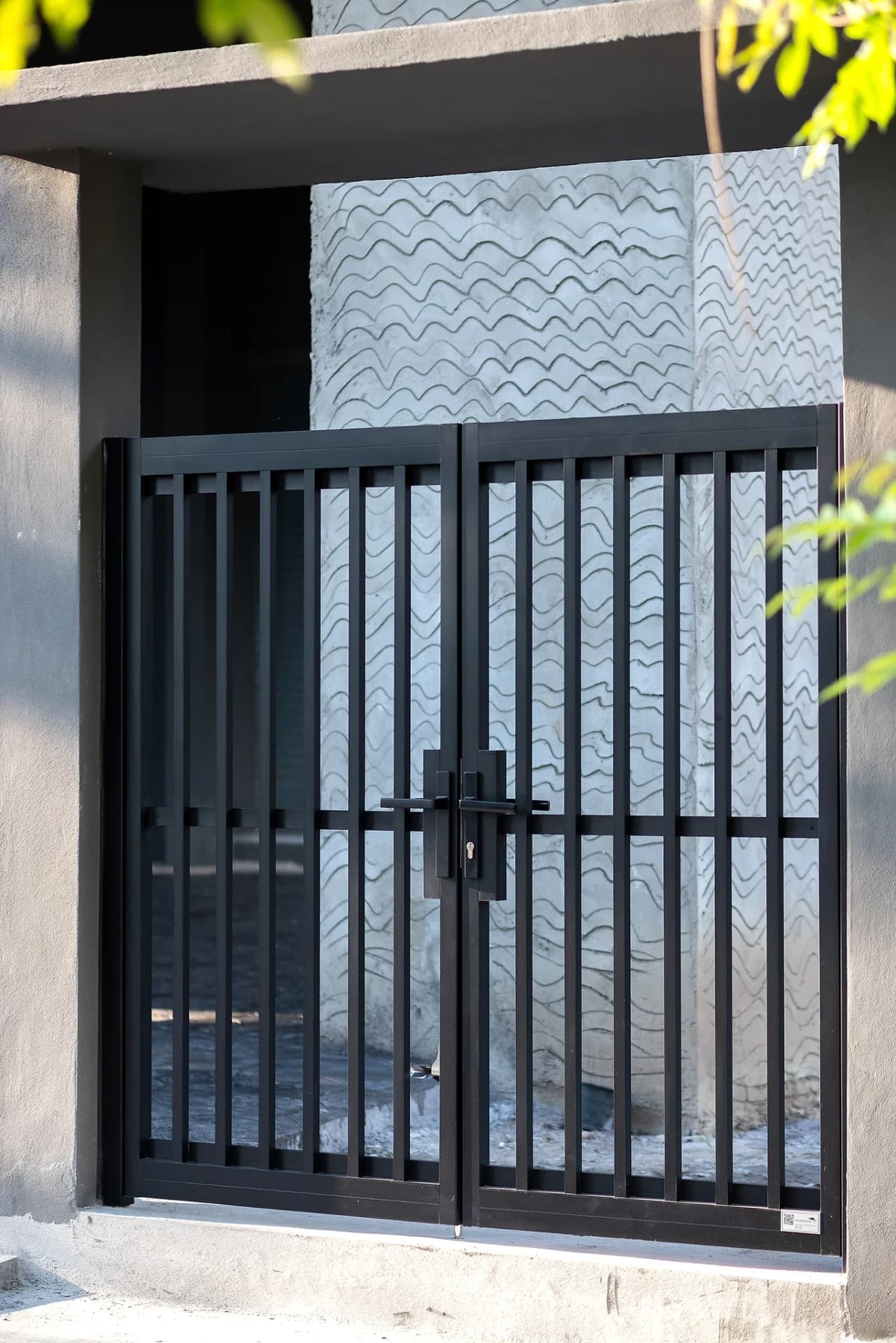ตัวอย่างประตูรั้วอลูมิเนียม Open Gate — 25
