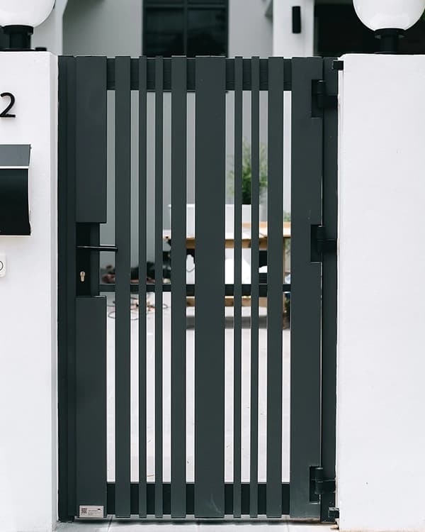 แบบประตูรั้วอลูมิเนียม Open Gate