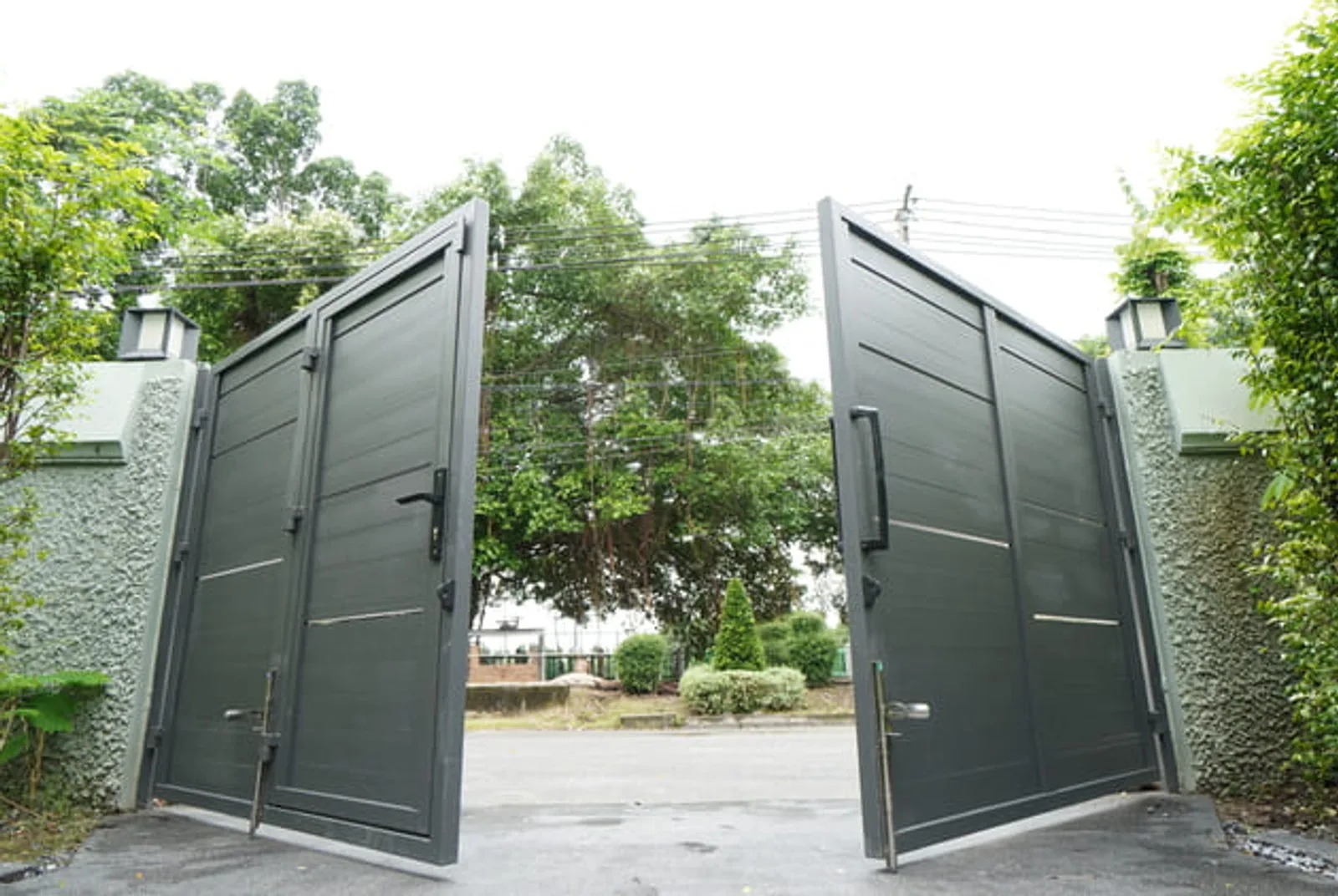 ประตูรั้วอลูมิเนียม Alufence